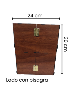 Casa De Muñecas Modelo Valija En Mdf 3mm Laminado En Color en internet