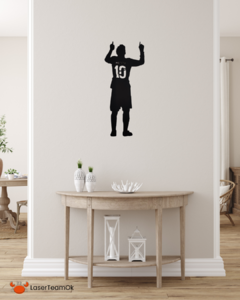 Cuadro Messi De Pie En Mdf De 5.5 Mm - Laser Team