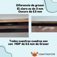 Cuadro Manos De Dios Y Adán De Miguel Angel En Mdf De 5.5 Mm - comprar online