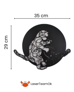 Cuadro Gato Jugando Con Lana En Mdf De 5.5 Mm - comprar online