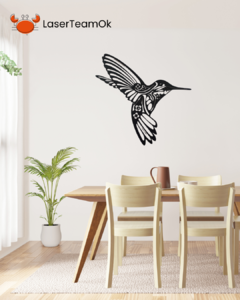 Cuadro Colibri Mandala En Mdf De 5.5 Mm en internet