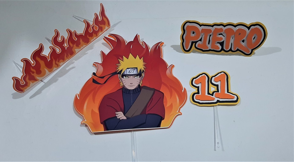 Topo de Bolo Naruto