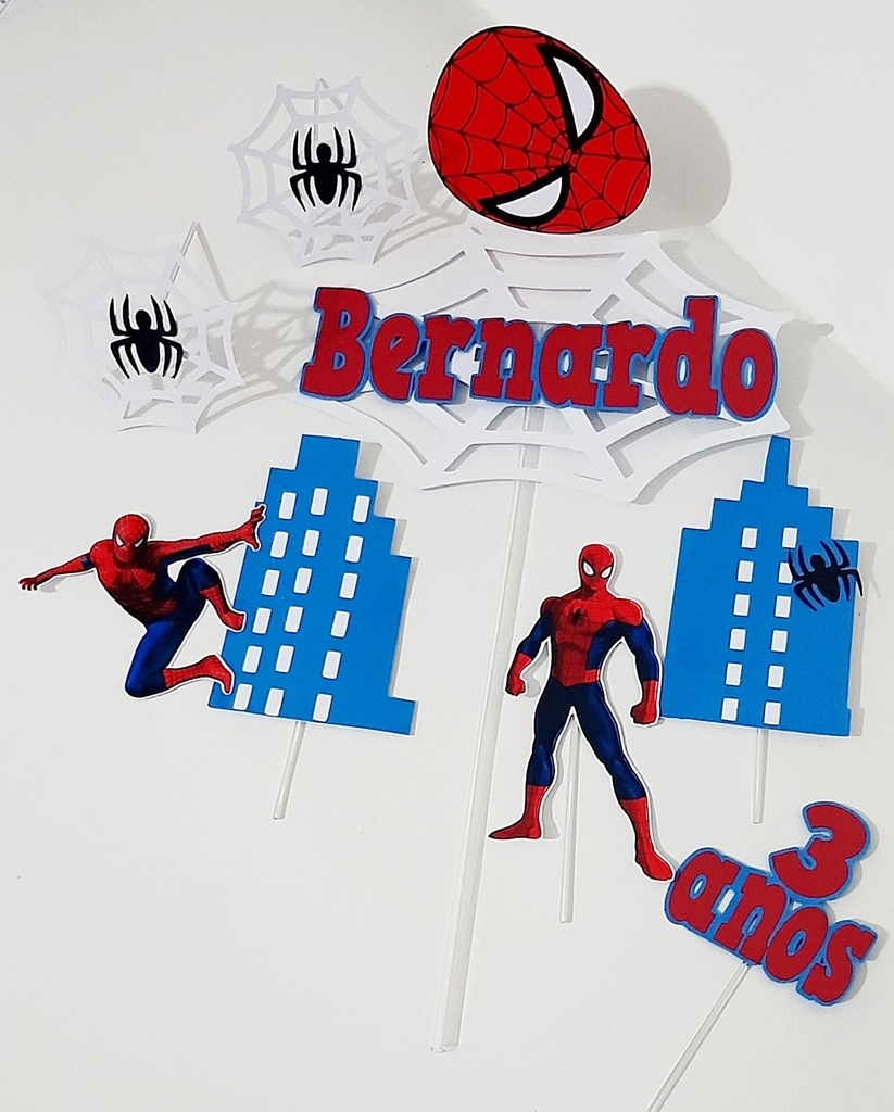 Topo de Bolo – Homem Aranha