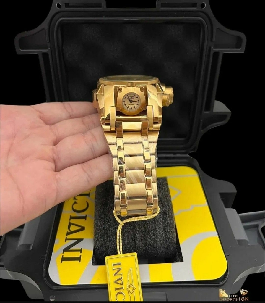 Comprar Relógio Masculino Invicta Zeus Magnum Linha Gold One