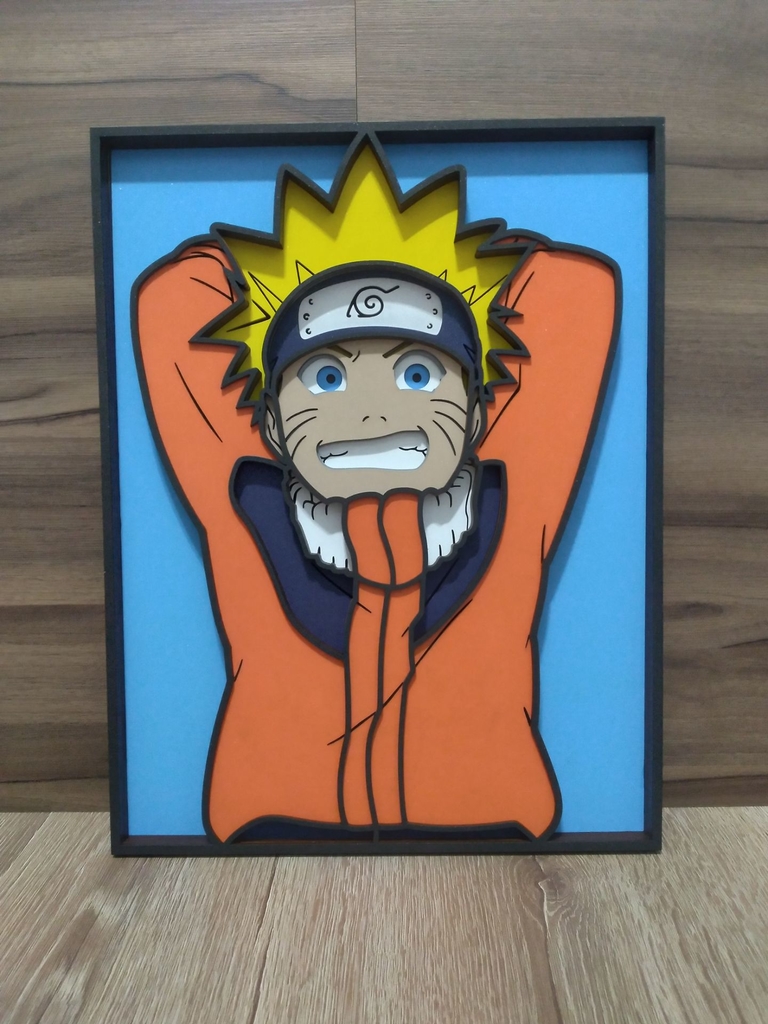 Quadros Decorativos Naruto: Arte Inspirada nos Personagens Ninja - Conjunto  de 4 Unidades 21cm x 31cm