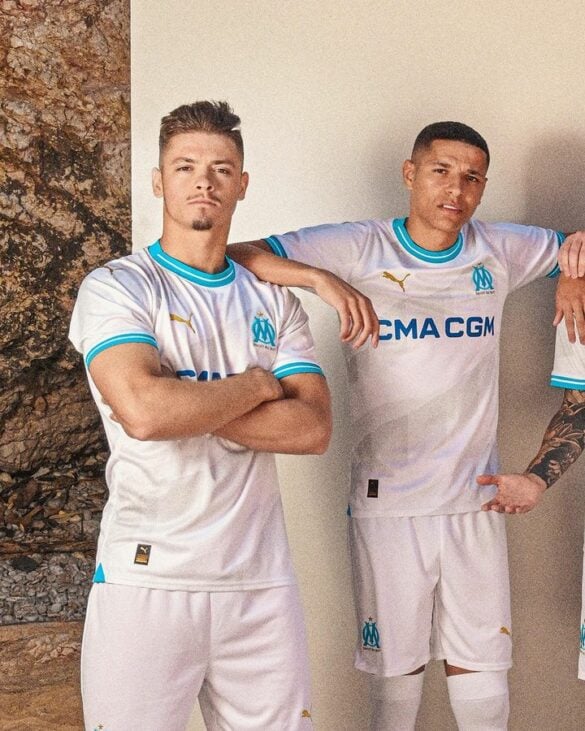 Camisa Olympique de Marseille I 2022/23 Jogador - Branco