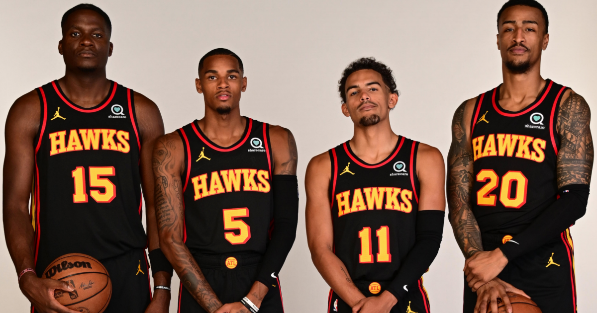 Uniforme Statement Edition Atlanta Hawks 2020-25 da Air Jordan