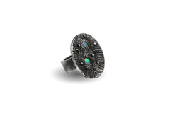 La Naturaleza de la Materia Two Opal Ring - Hominis