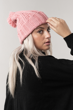 Gorro Acrílico con Trenza - Tienda 309