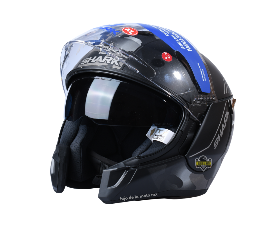 Casco Abierto Shark Citycruiser Genom Mat Negro