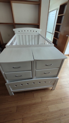 Cama cuna para bebe Venecia blanca - Tienda Varios