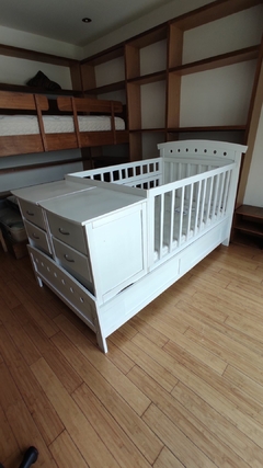 Cama cuna para bebe Venecia blanca en internet