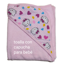 Toalla Kitty con capucha para bebé en internet