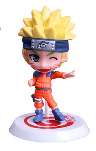 6/12peças/Bonecos Naruto kit Anime Naruto Boneca Action Figura 7cm  Ornamentos Sakura Figuras De Ação Dos Desenhos Animados Brinquedos infantil  Kakashi micro Decoração de menina O menino - Escorrega o Preço