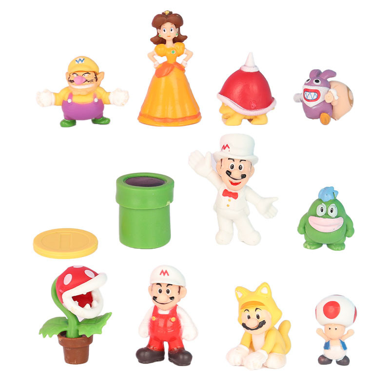 Chaveiro Super Mario Bros  Mario, Luigi, Princesa Peach, Bowser, Yoshi e  Donkey Kong