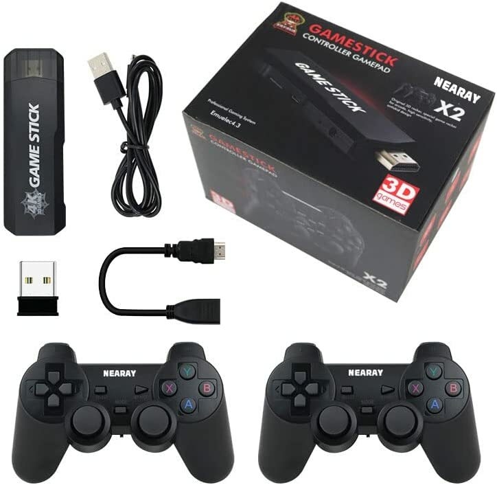 Game Stick GD10 4k + Com 2 Controles - Demasia