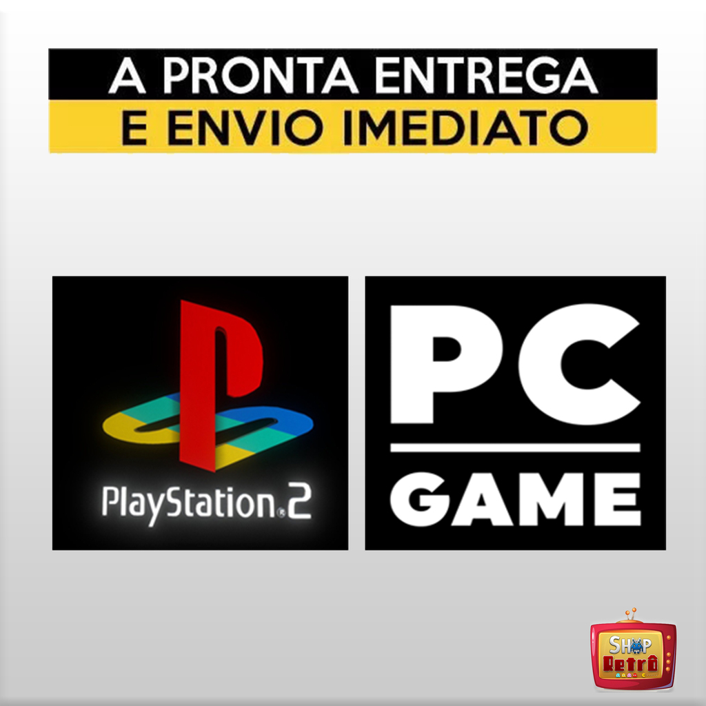 Novo Super Retrô Collection Games Vol.1 Ps2 Emulador 10034 Jogos Patch PS2  & PC