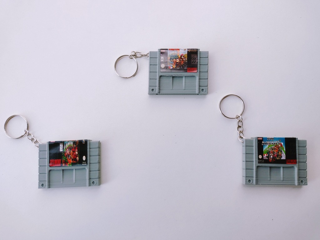 Chaveiro Personalizado Mini Cartucho Nintendo 64/Super Nintendo/Mega D -  GameRetrô