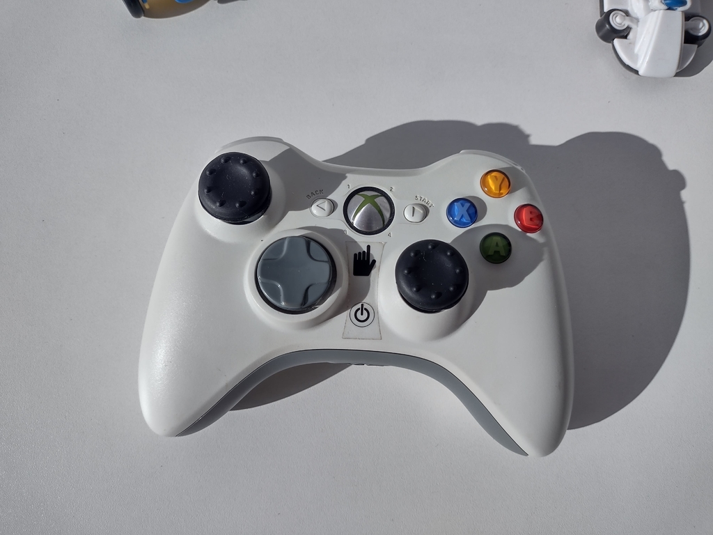 Controle Original Para Xbox 360 Branco S/ Fio Manete Gamepad