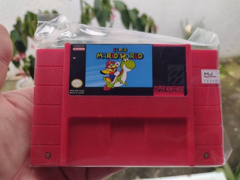 Jogos Super Mario World A de Super Nintendo Placas Novas Fabricação