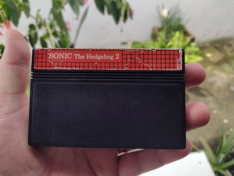 Sonic The Hedgehog Master System Tectoy Original