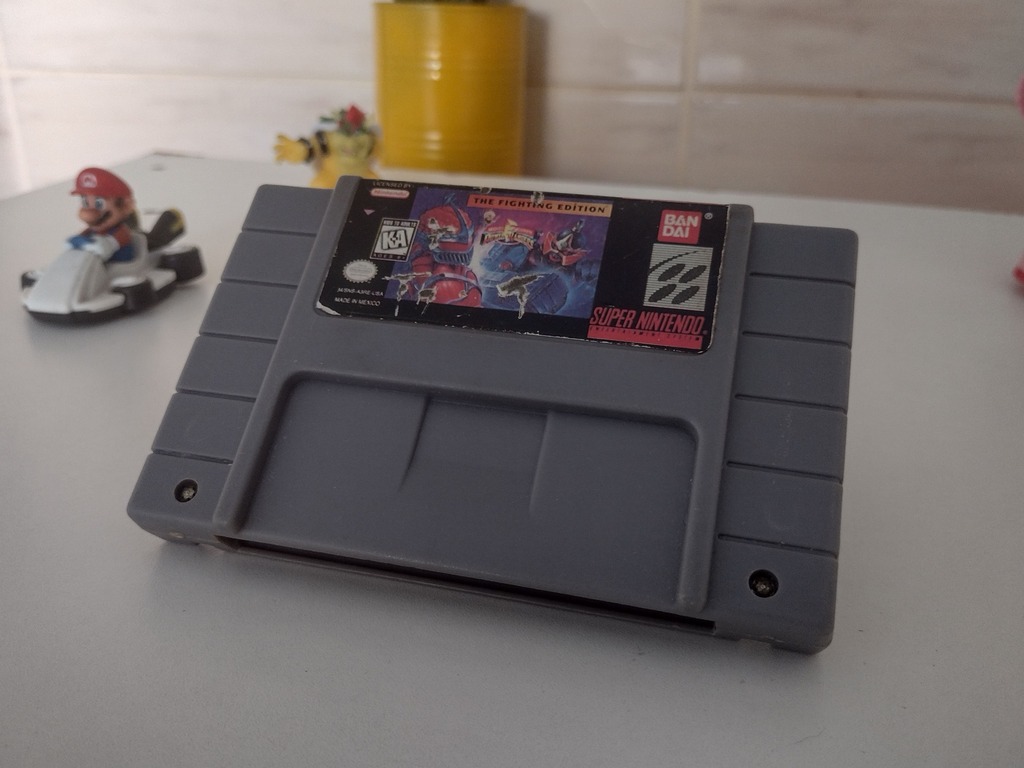 cartucho de snes kit 2 power rangers