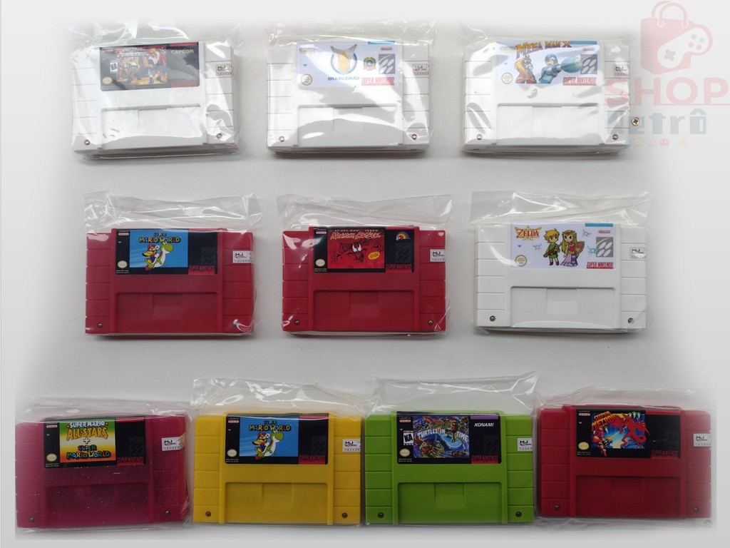 Super nintendo completo com mario world Pt-br