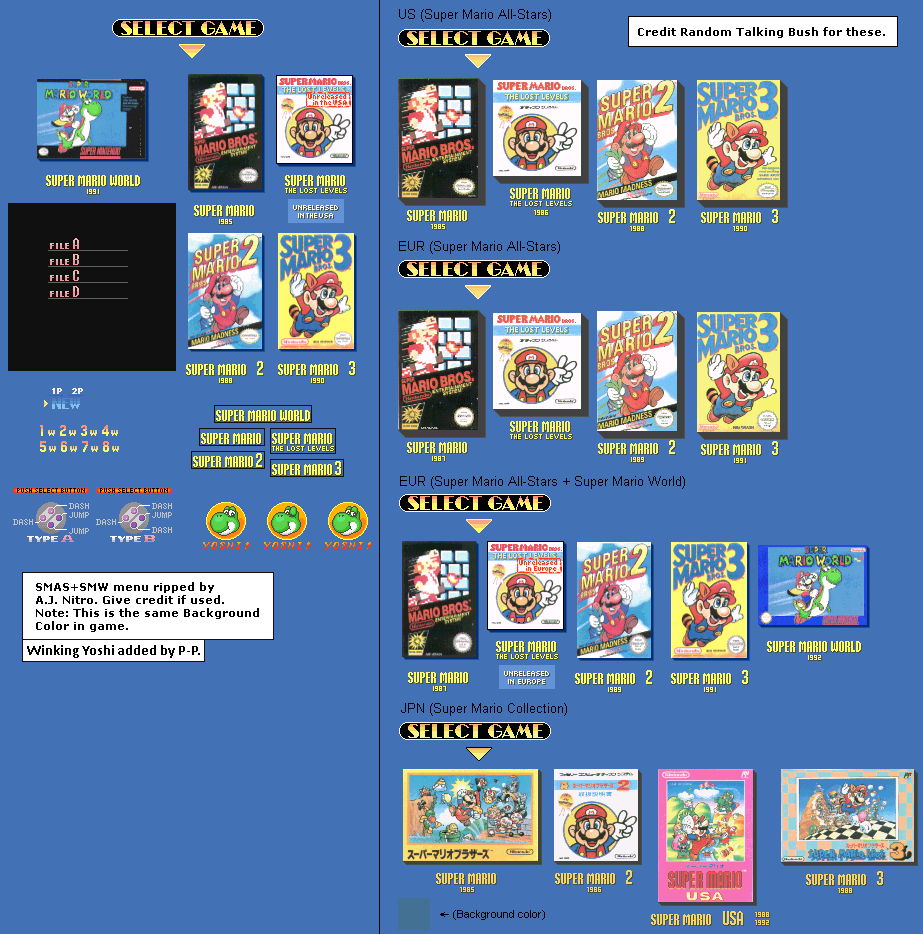 Super Mario All-Stars - SNES