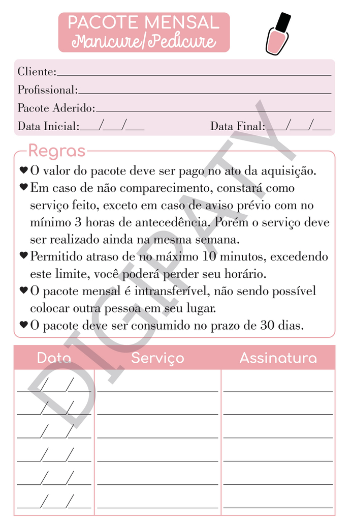 Caderno de Anamnese - Comprar em Digipaty