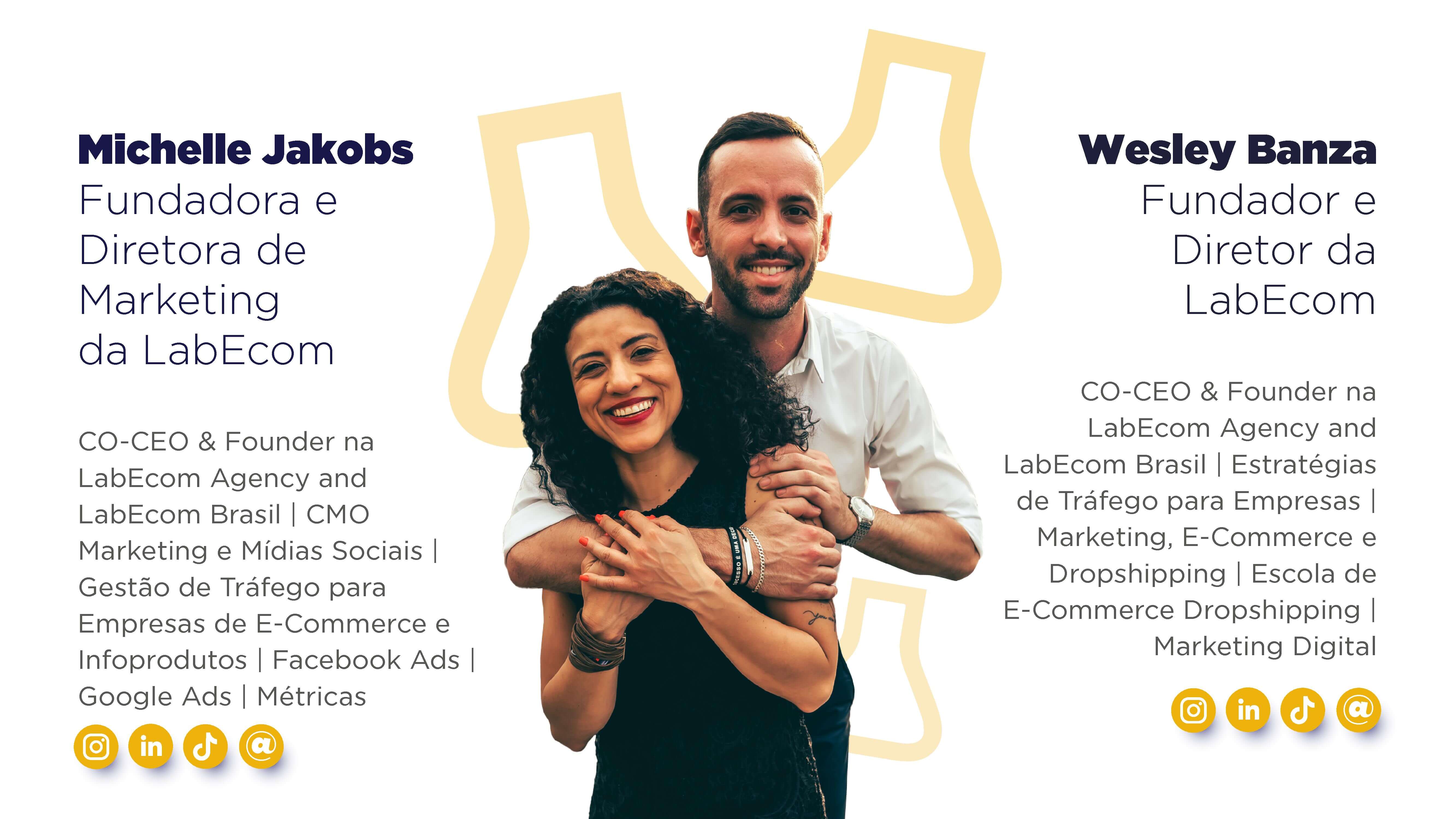 Michelle Jakobs e Wesley Banza