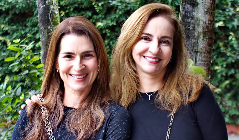 Daniela Vignoli e Heloisa Cyrillo - Idealizadoras do Projeto Nós do Crochê