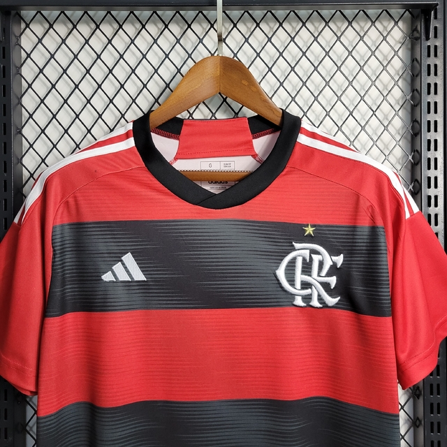 Camisa de futebol Flamengo (Pré Jogo) 22/23 Adidas Brazil Rubro