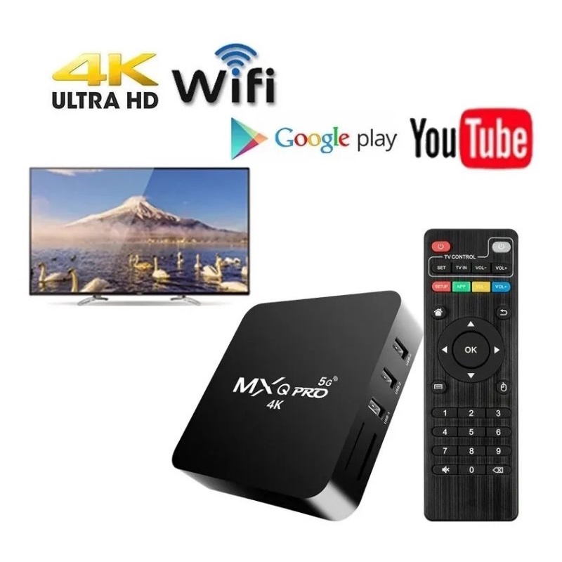 Propriedades da TV Box Smart 4K Mxq PRO 5G