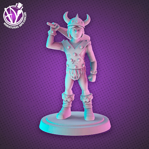 Goku Criança Dragon Ball Z Miniaturas para RPG - Dungeons