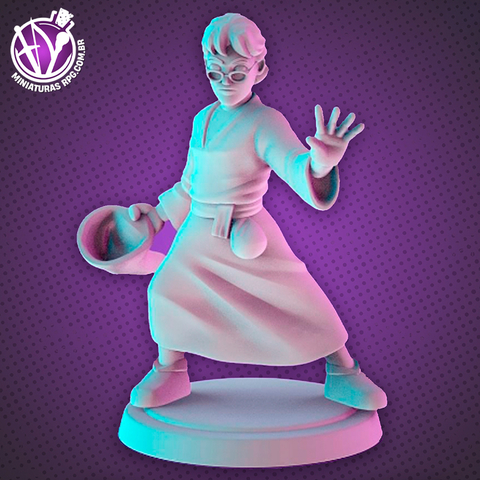 Goku Criança Dragon Ball Z Miniaturas para RPG - Dungeons