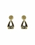 Arete de latón sochapado Goldfield diseño prehispánico - comprar en línea
