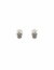 925 Silver Skull Earrings with Swarovski Crystal- Taxco - buy online