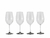 Wine glasses with hand-painted bottom from Xalitla, Guerrero 4 pieces - online store