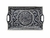 Olinalá navy blue wooden tray - extra large