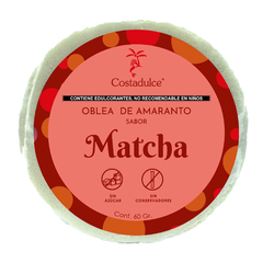 Oblea sabor Matcha