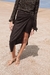 BLACK PAREO SKIRT - Guillermina Regalado
