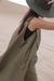 CHALECO VESTIDO LINO VERDE MUSGO - tienda online