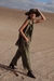 CHALECO VESTIDO LINO VERDE MUSGO