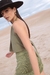 GREEN LINEN TOP - Guillermina Regalado