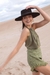 GREEN LINEN TOP - buy online