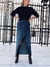 DARK BLUE DENIM SKIRT - buy online