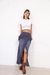 DARK BLUE DENIM SKIRT