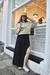 BLACK DENIM LONG SKIRT - buy online