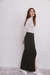 BLACK DENIM LONG SKIRT on internet