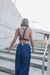 TOP FRUNCE DENIM DESGASTE - tienda online